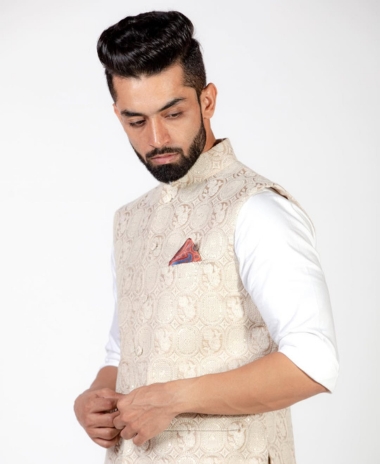 Pink Nehru Jacket